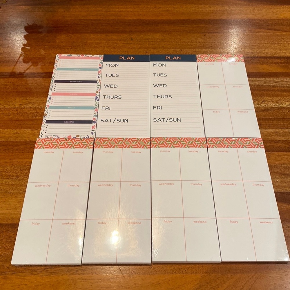 NWT Office Depot Weekly Planners (8)